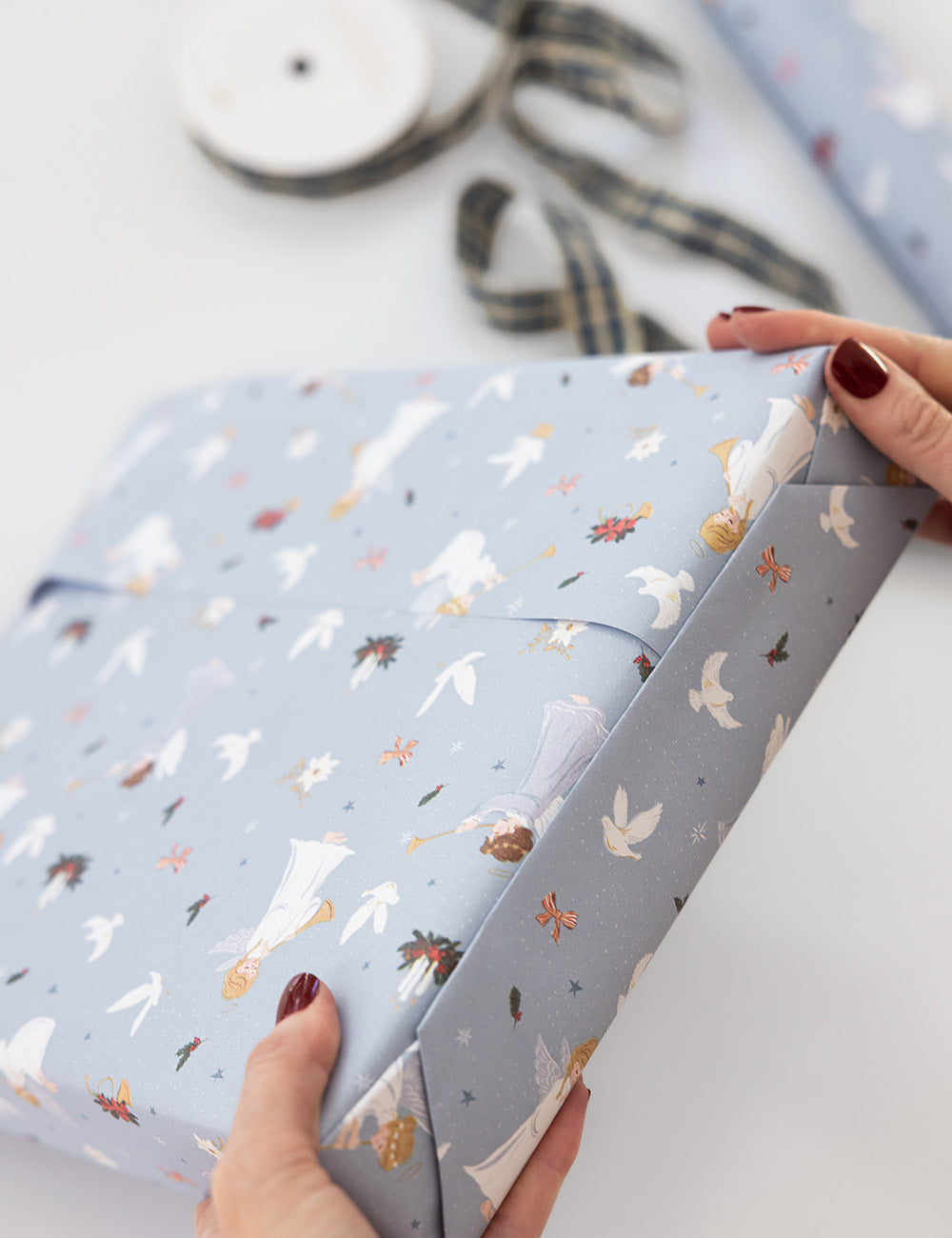 Gift Wrap 3m Roll - Herald Angels