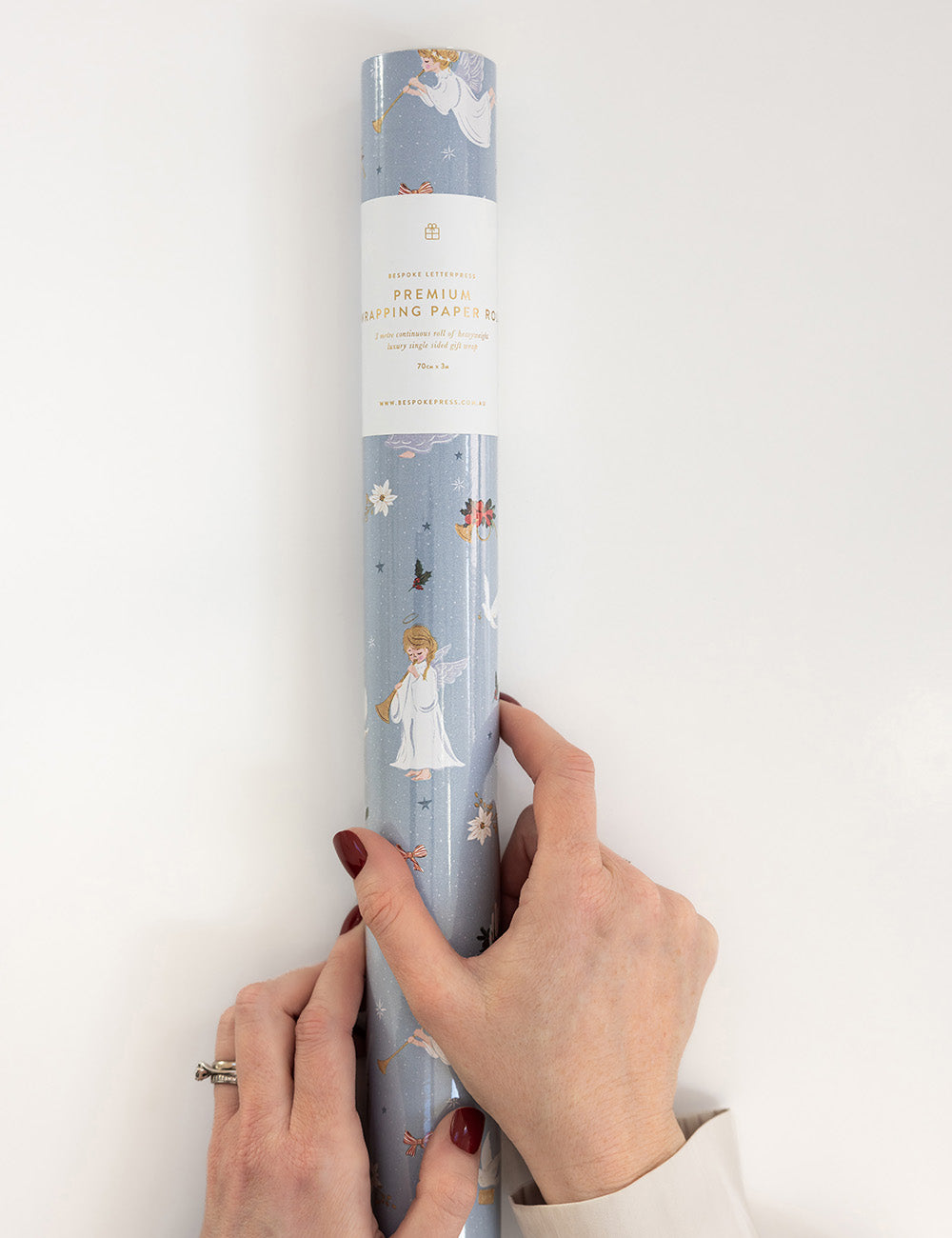 Gift Wrap 3m Roll - Herald Angels