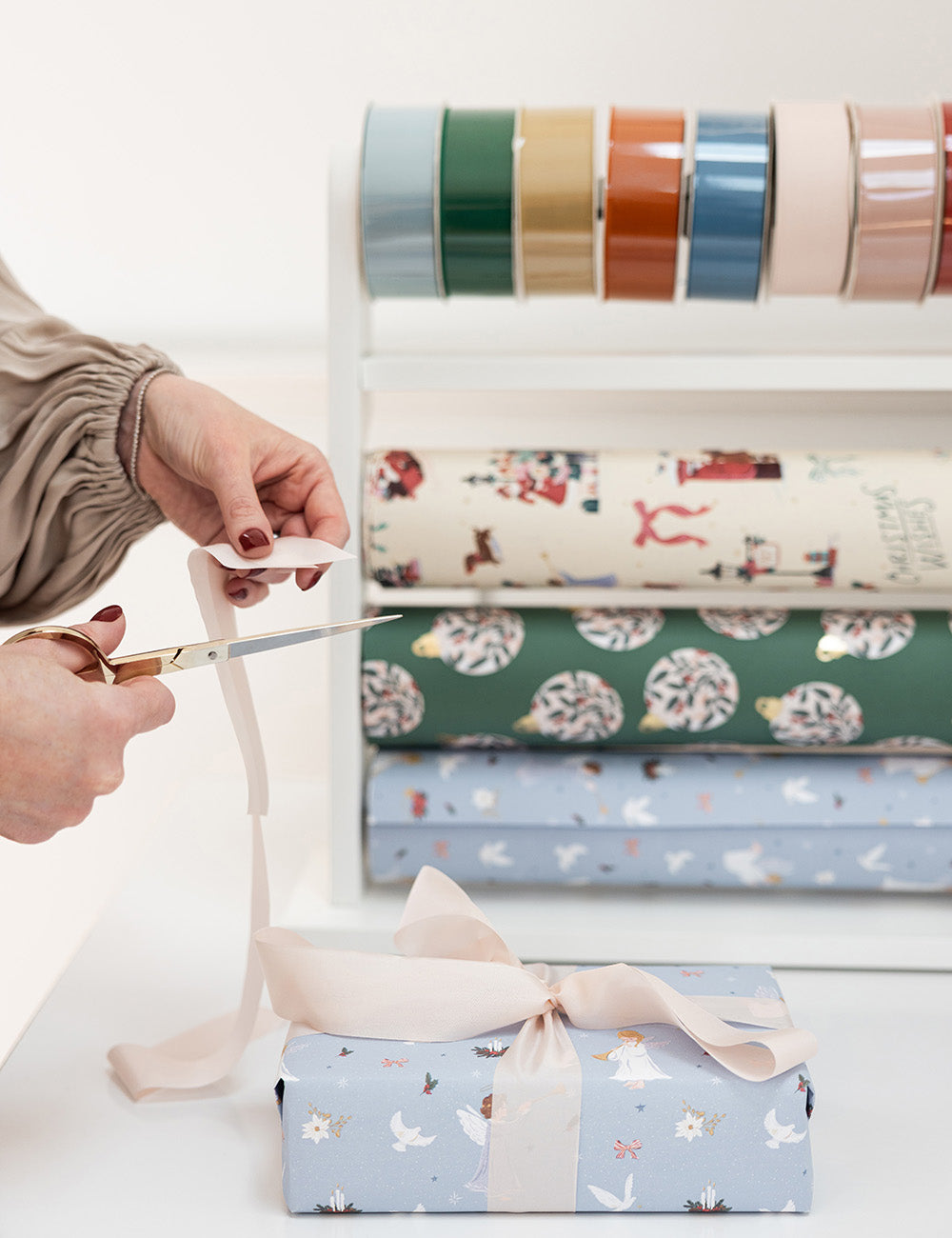 Gift Wrap 3m Roll - Herald Angels