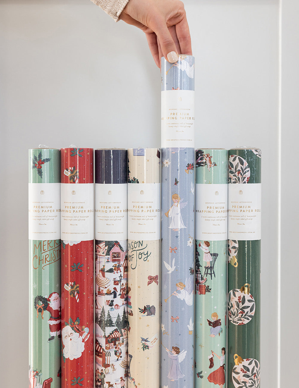 Gift Wrap 3m Roll - Herald Angels