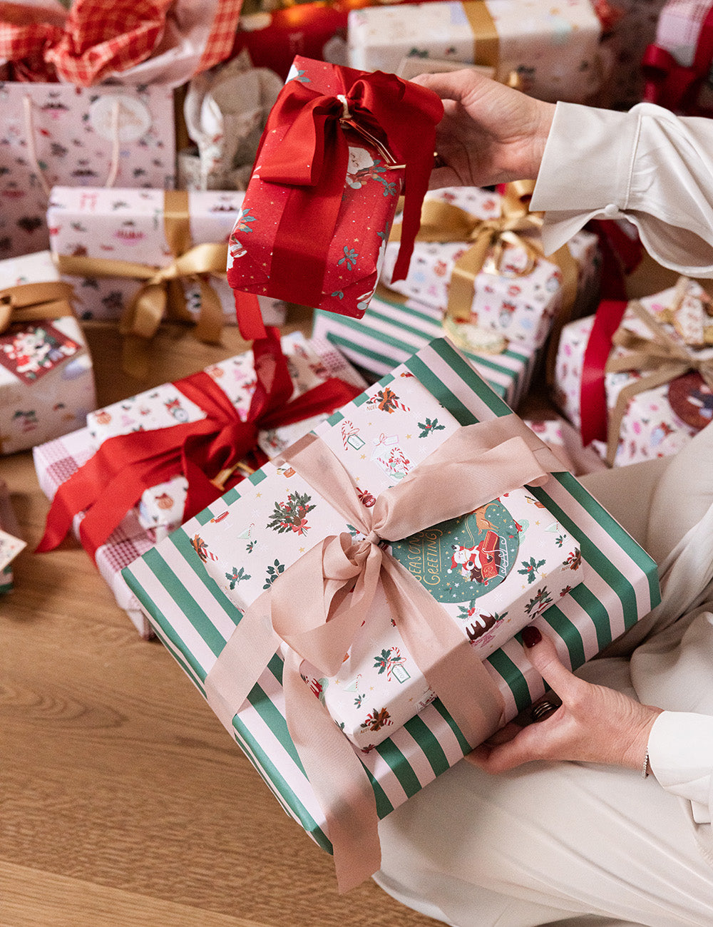 Gift Wrap 3m Roll - Jingle Bells