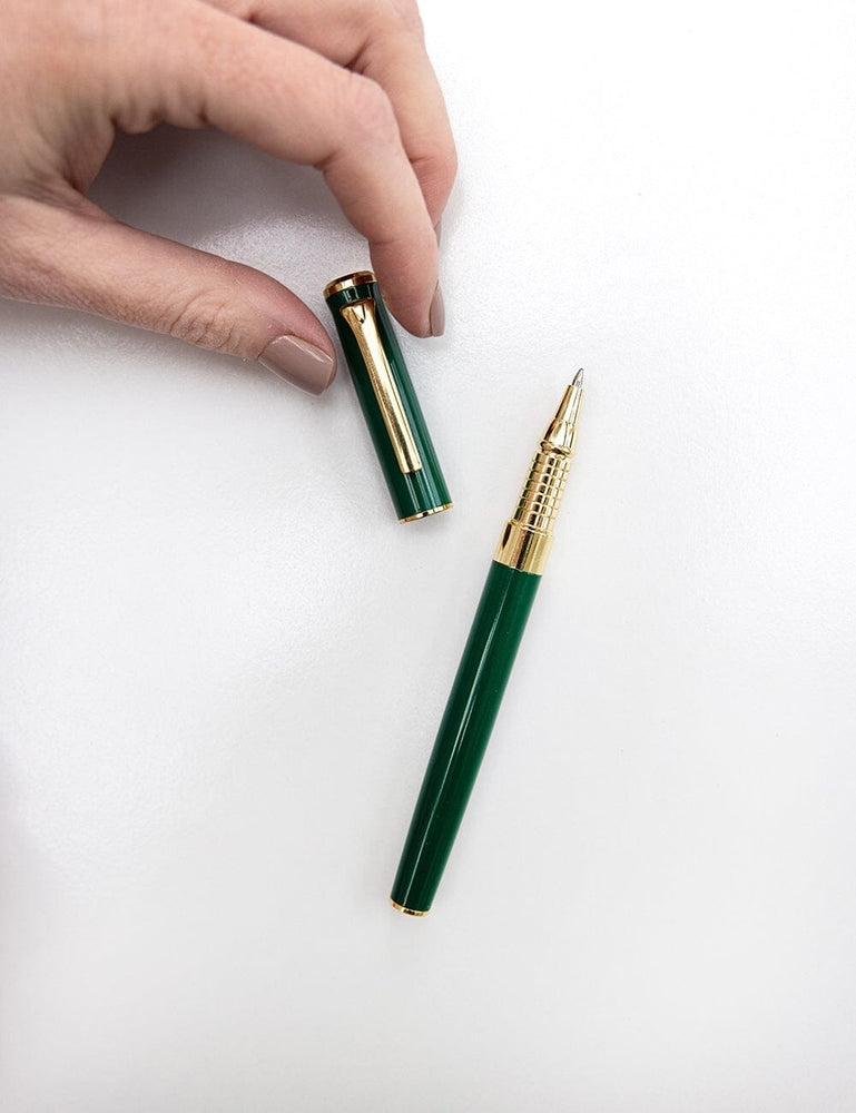 Green Executive Gel Ink Pen