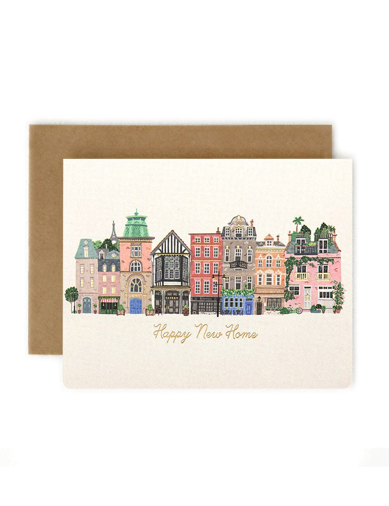 Happy New Home Greeting Cards Bespoke Letterpress 