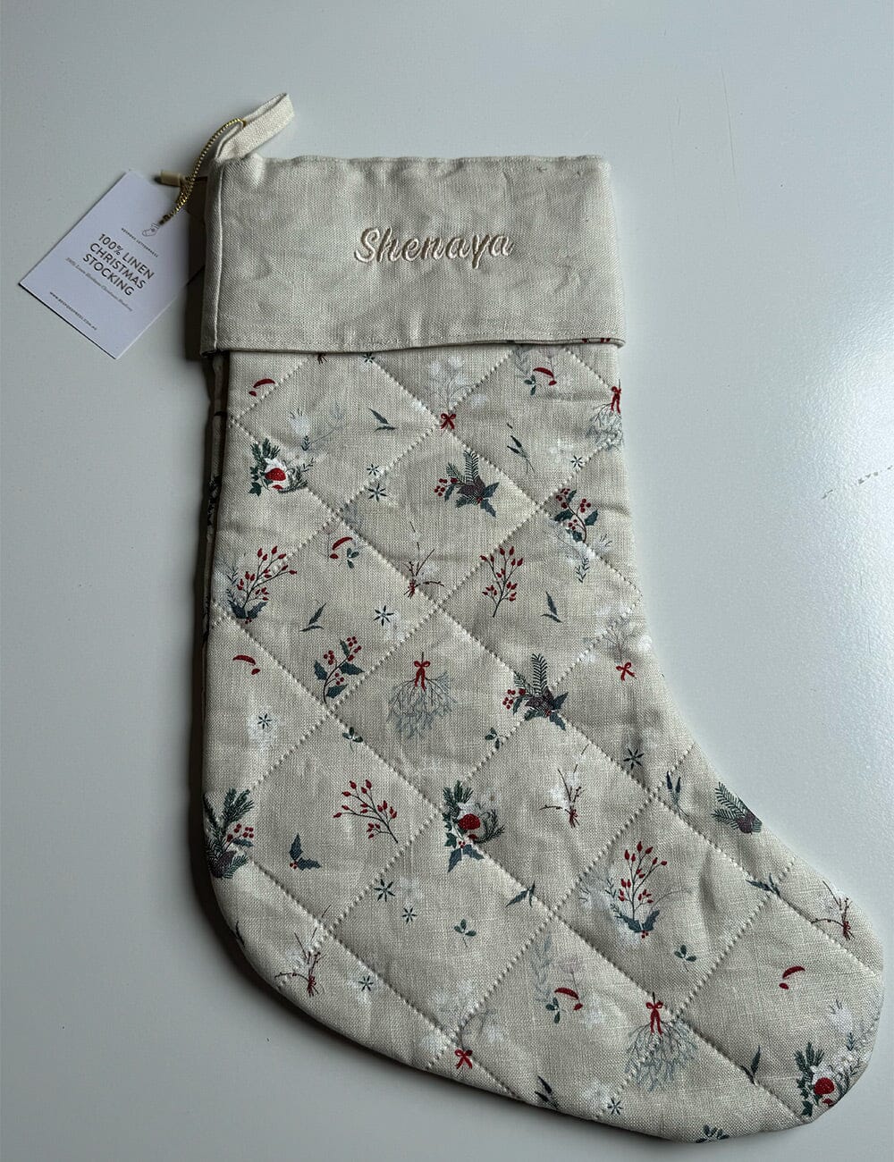 SECONDS - Heirloom Holly Christmas Stocking - Shenaya