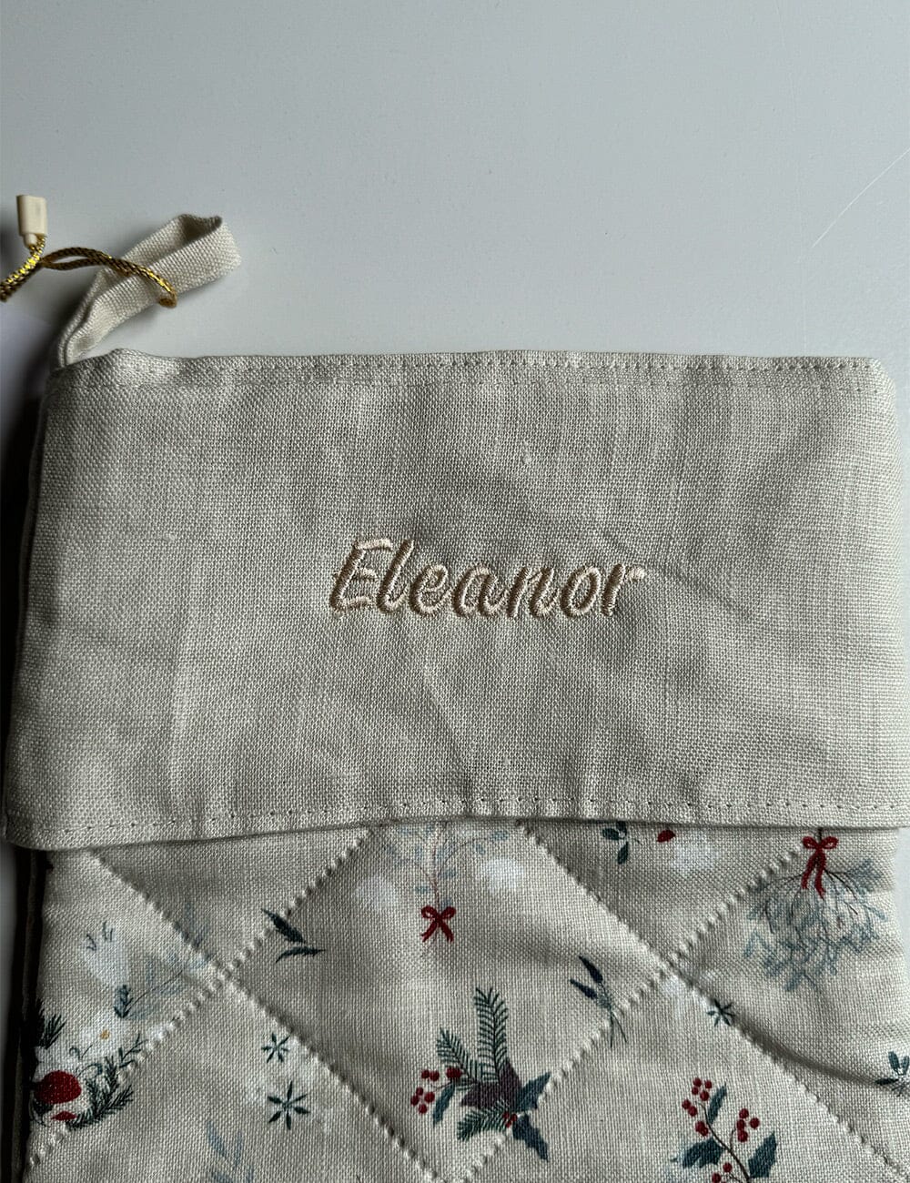 SECONDS - Heirloom Holly Christmas Stocking - Eleanor