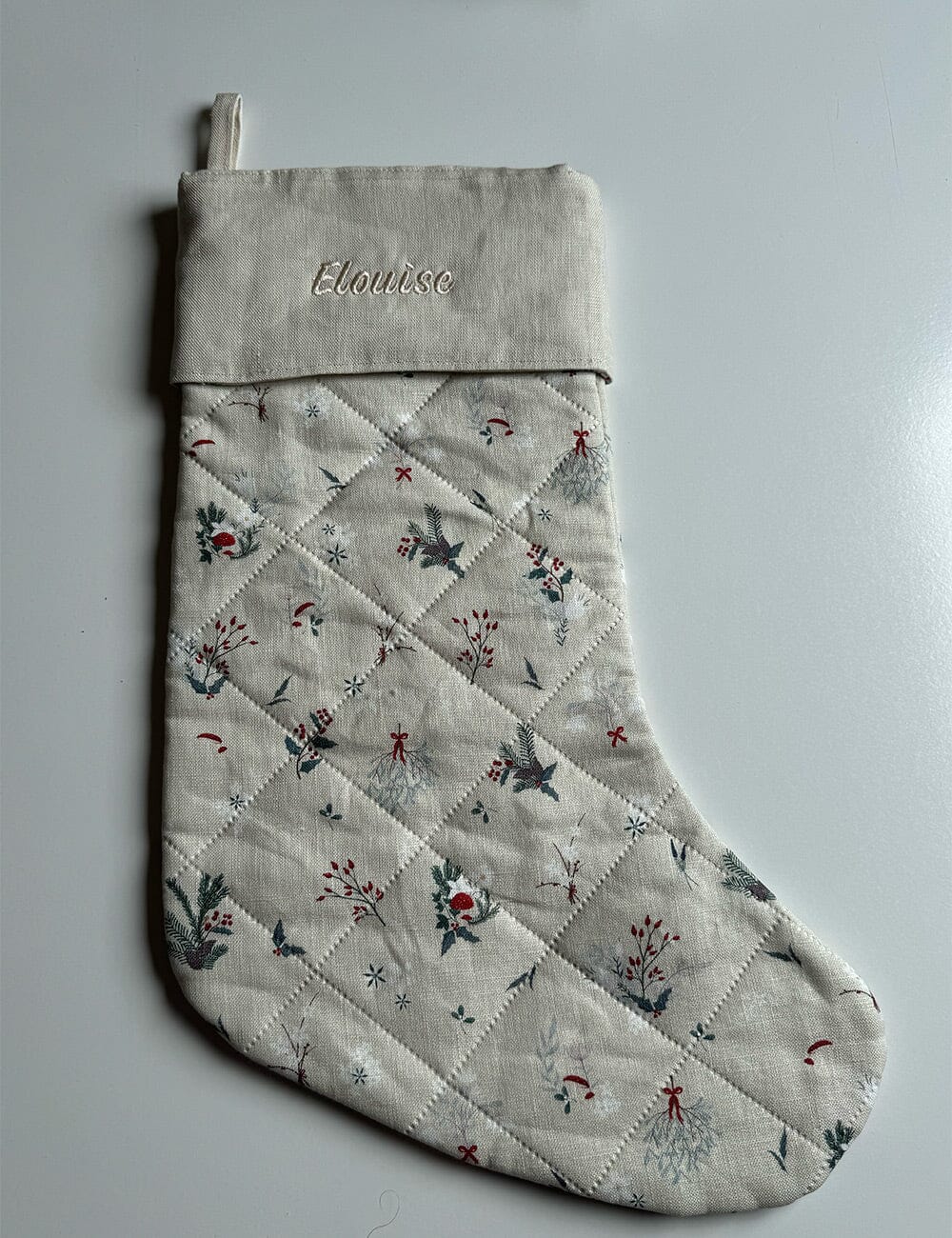 SECONDS - Heirloom Holly Christmas Stocking - Elouise