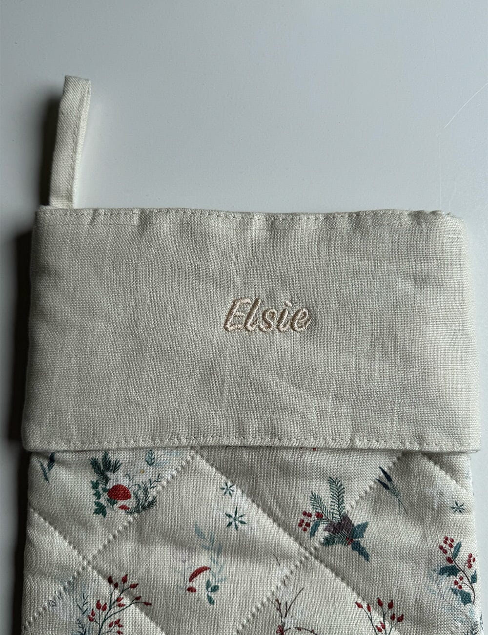 SECONDS - Heirloom Holly Christmas Stocking - Elsie