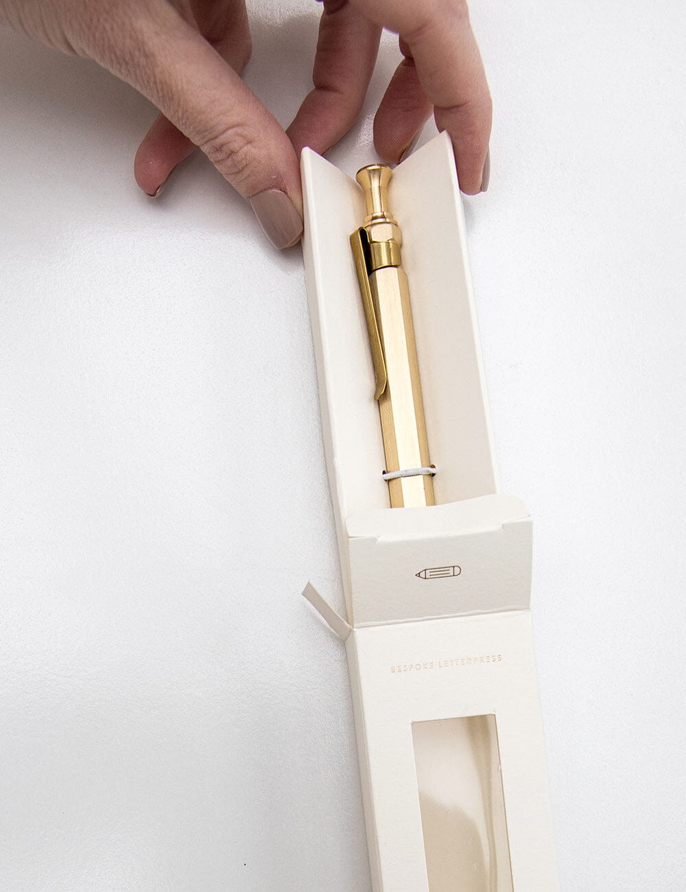 Solid Brass Hexagon Pen (Boxed)