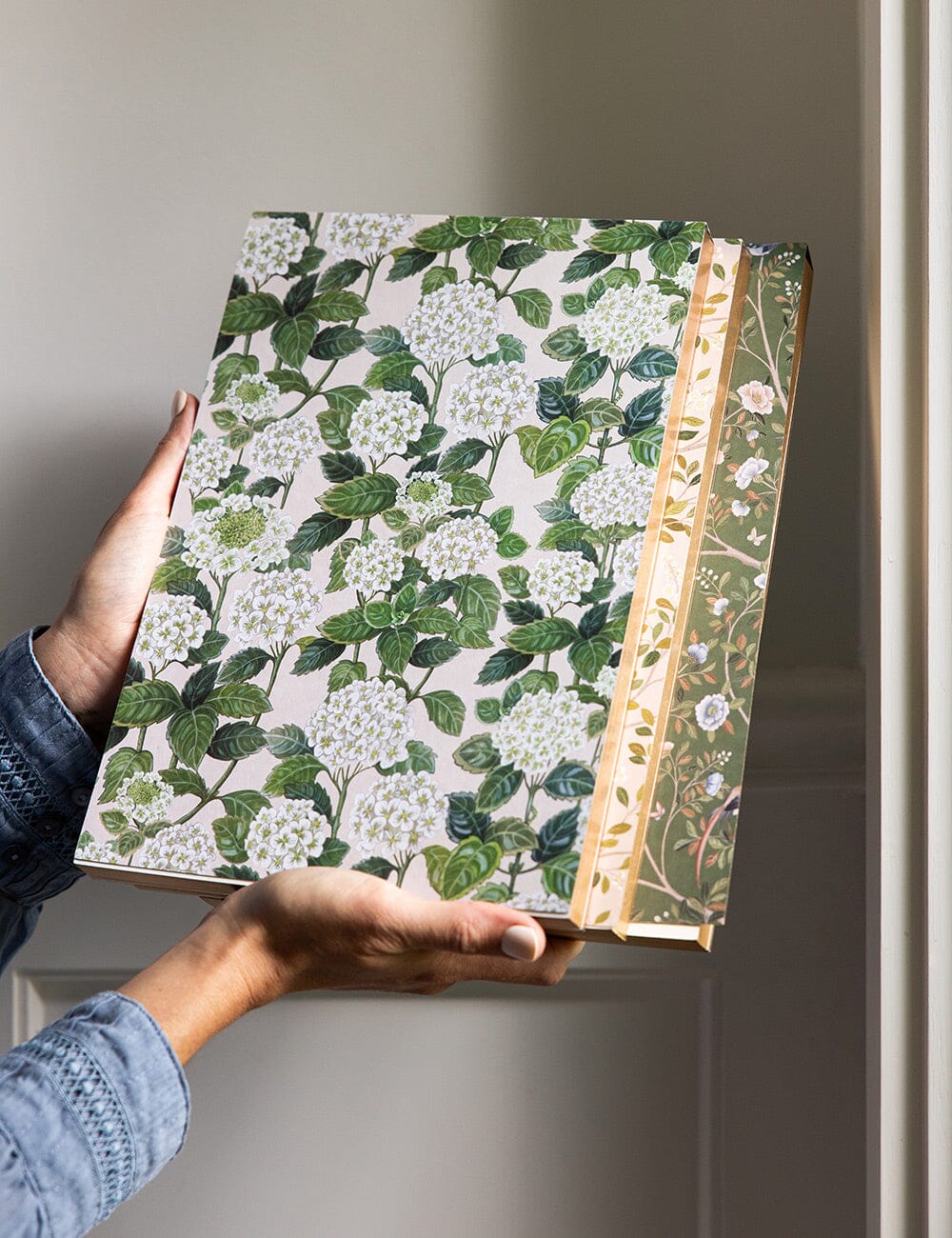 Hydrangea Notepad Jumbo Jotter