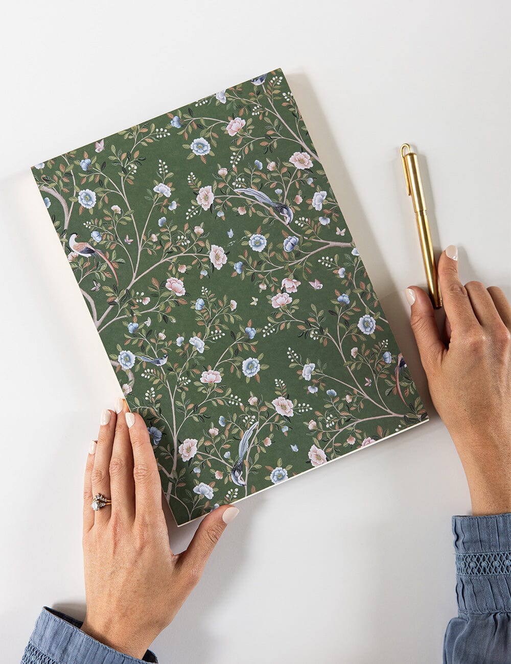 Camellia Tree Notepad Jumbo Jotter Jotters Bespoke Letterpress 