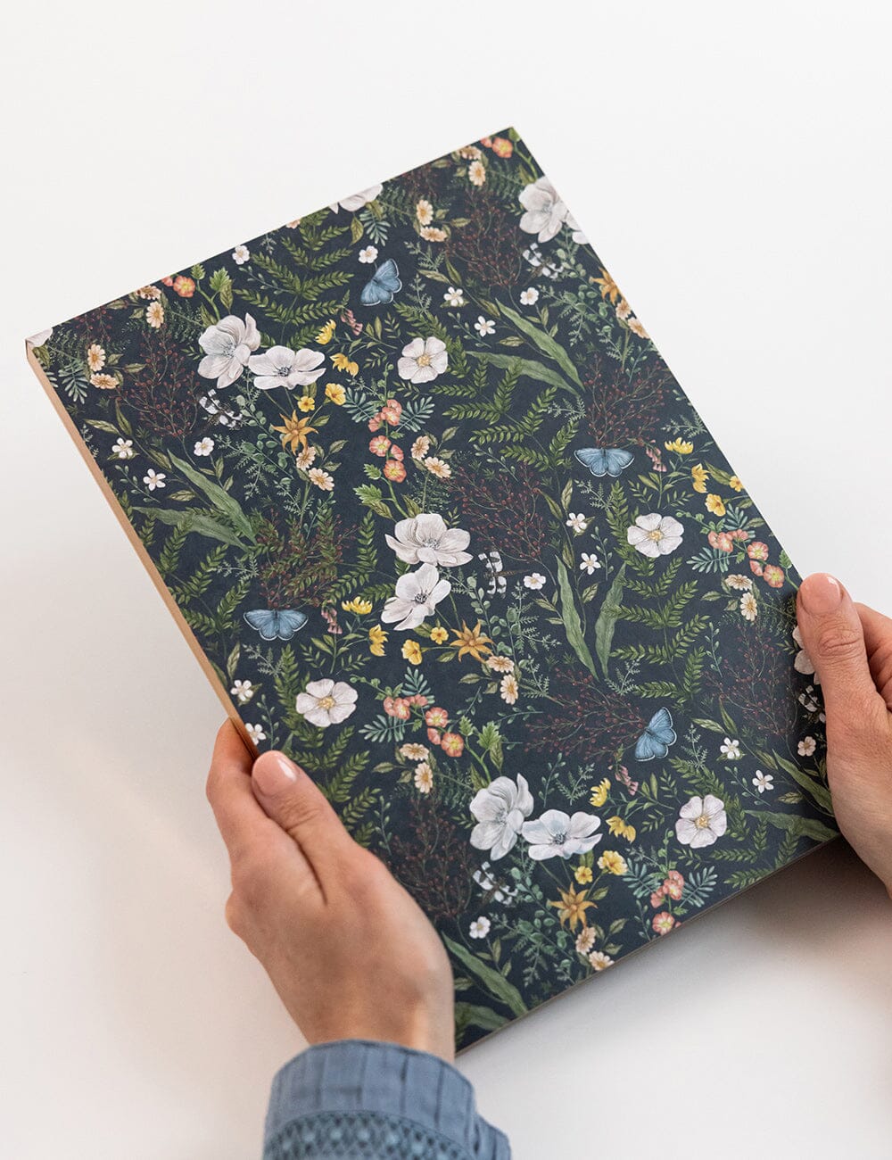 Dusk in Bloom Notepad Jumbo Jotter Jotters Bespoke Letterpress 