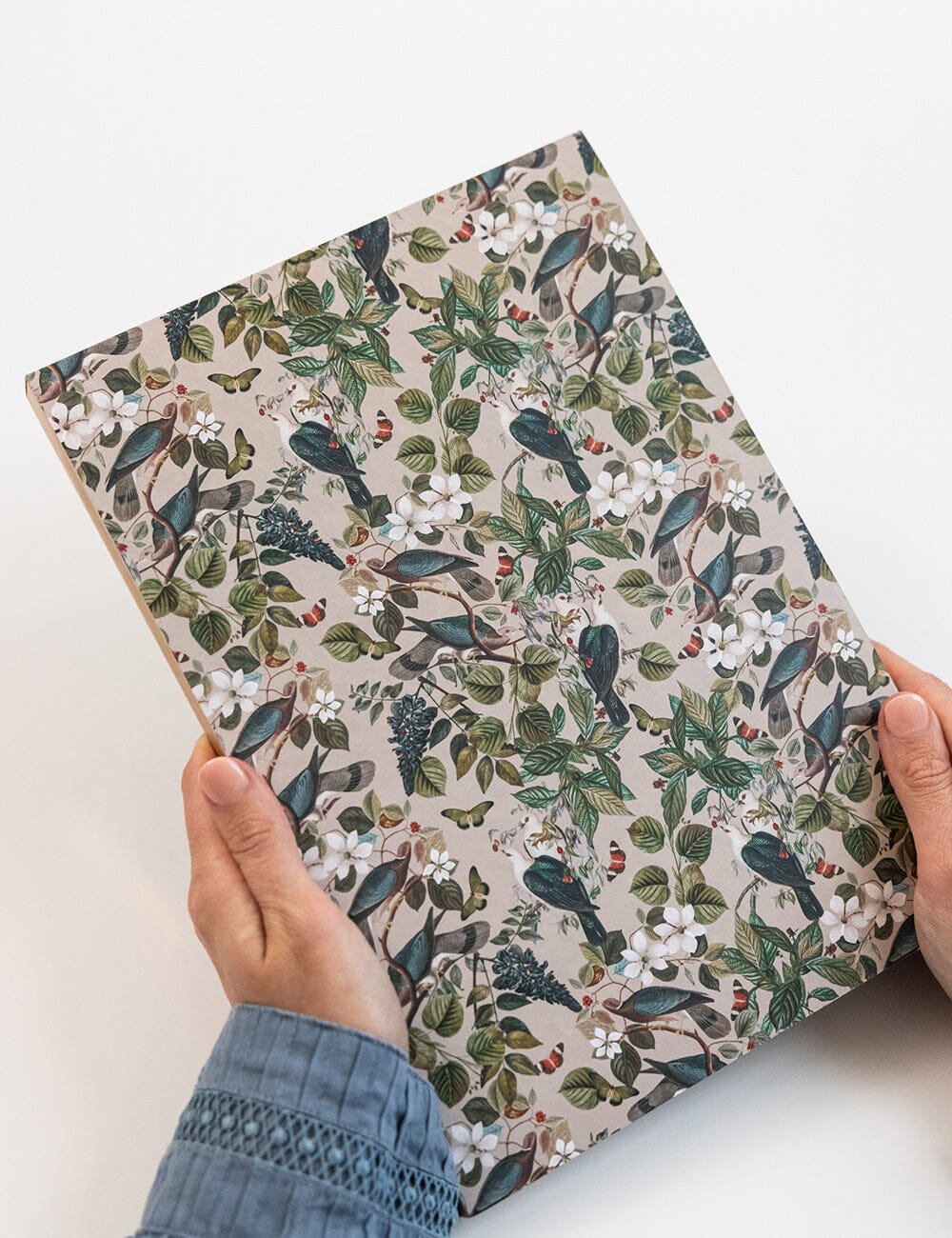 Botanical Grove Notepad Jumbo Jotter Jotters Bespoke Letterpress 