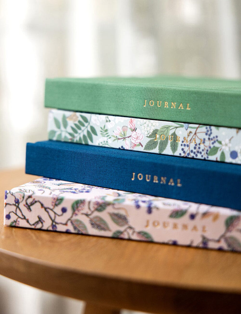 Linen Bound Journal - Navy (Bullet Journal) Journals Bespoke Letterpress 