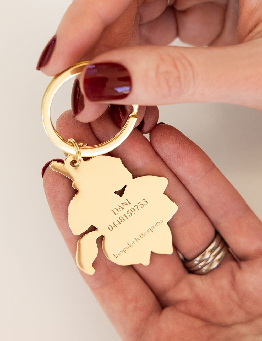 Lemon Enamel Keyring