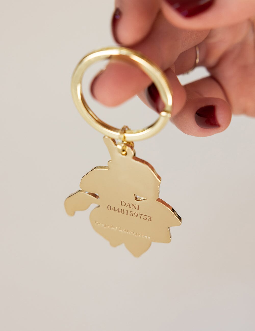 Lemon Enamel Keyring
