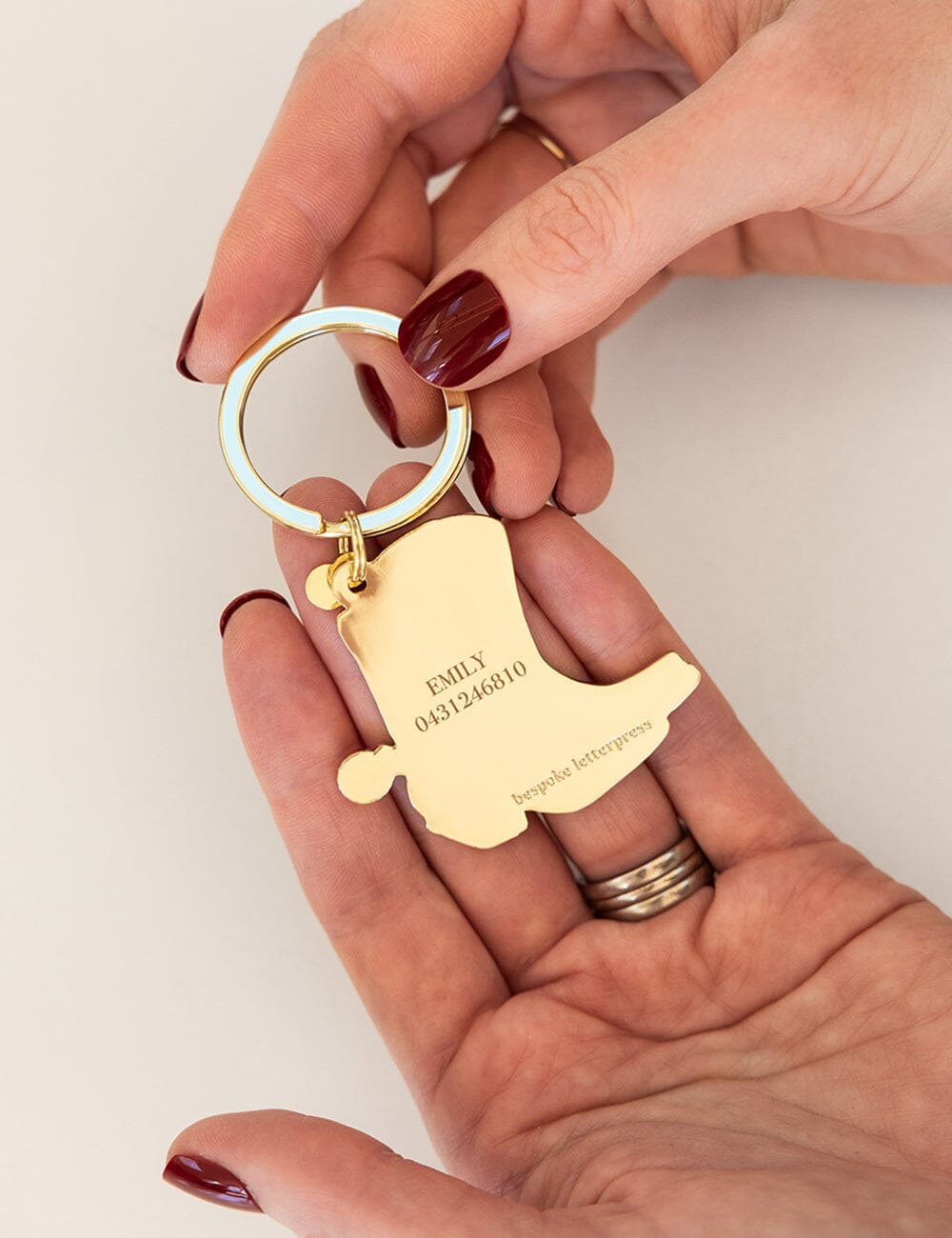 Cowgirl Boots Keyring