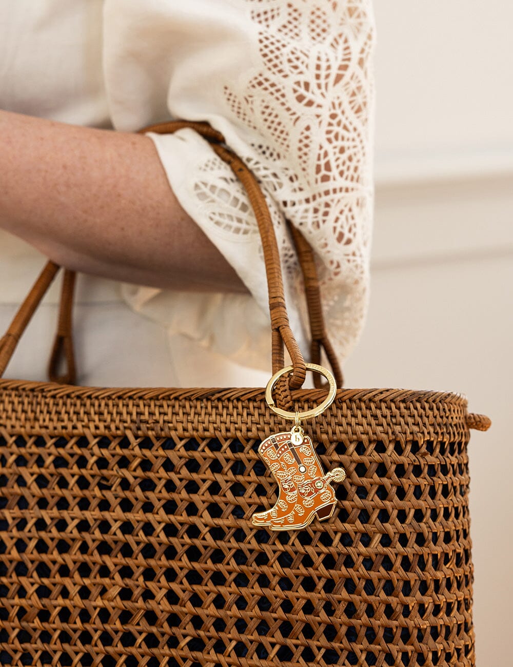 Cowgirl Boots Keyring