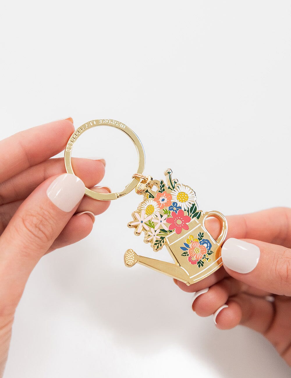 Bunch of Flowers Enamel Keyring