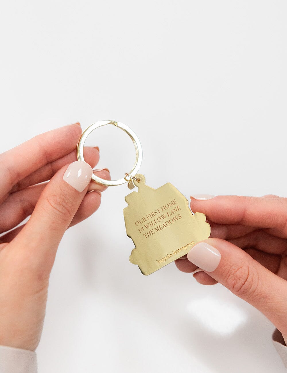 House Enamel Keyring
