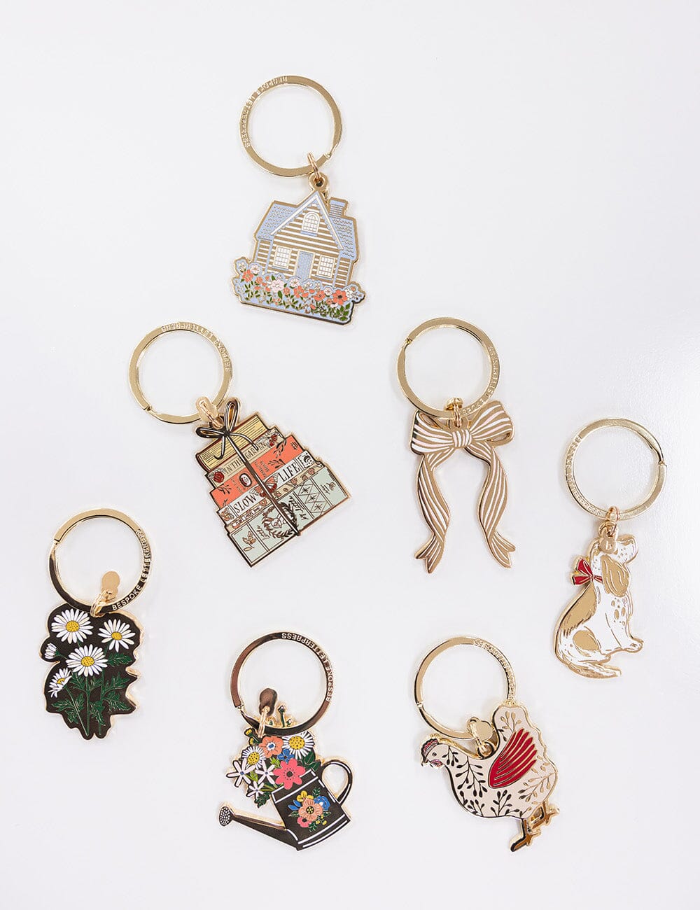 House Enamel Keyring