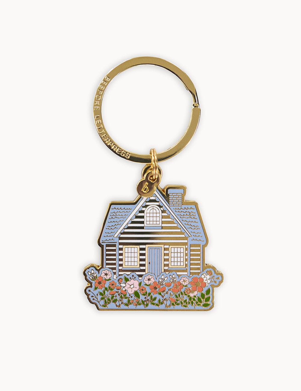 House Enamel Keyring