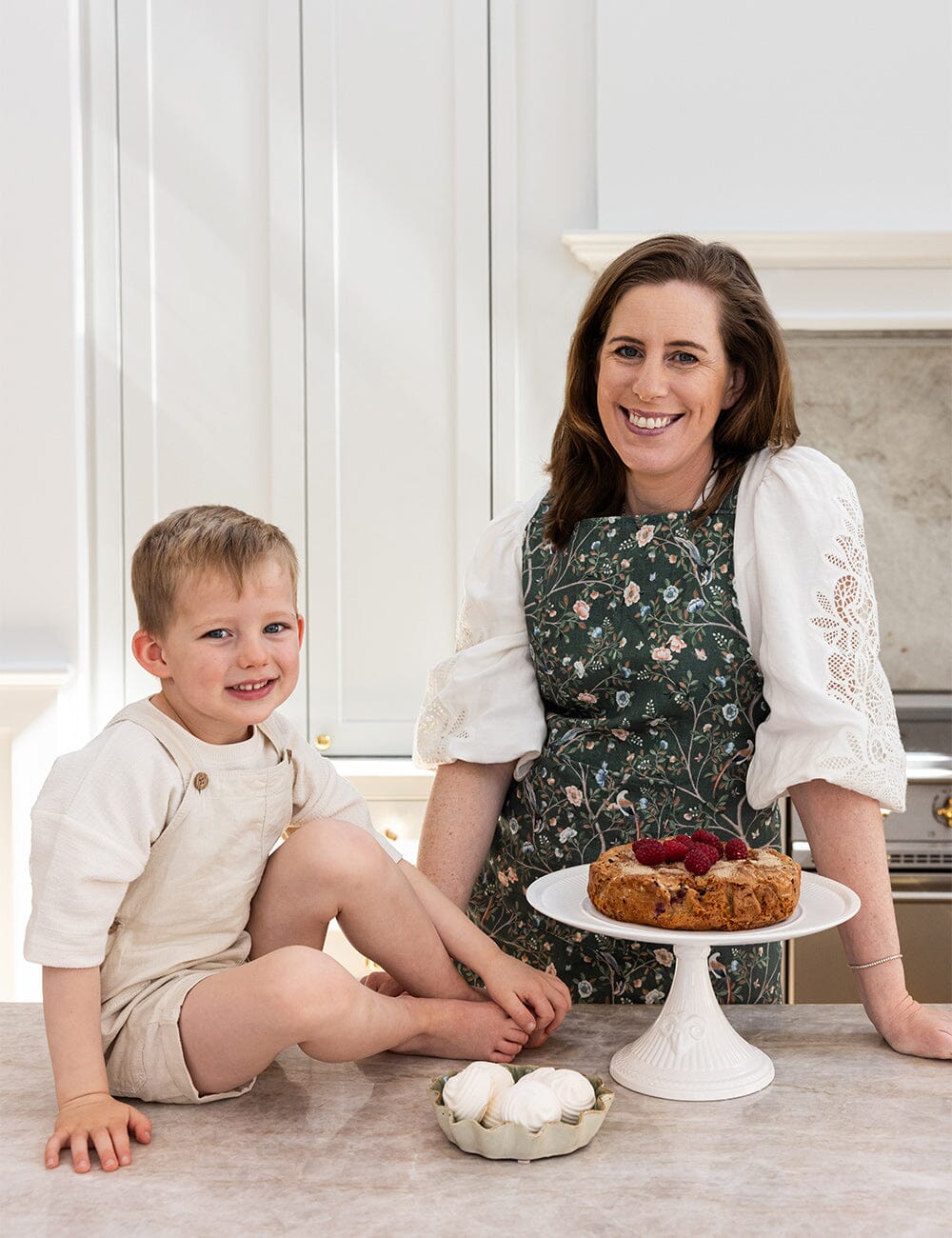 Camellia Tree 100% Linen Apron