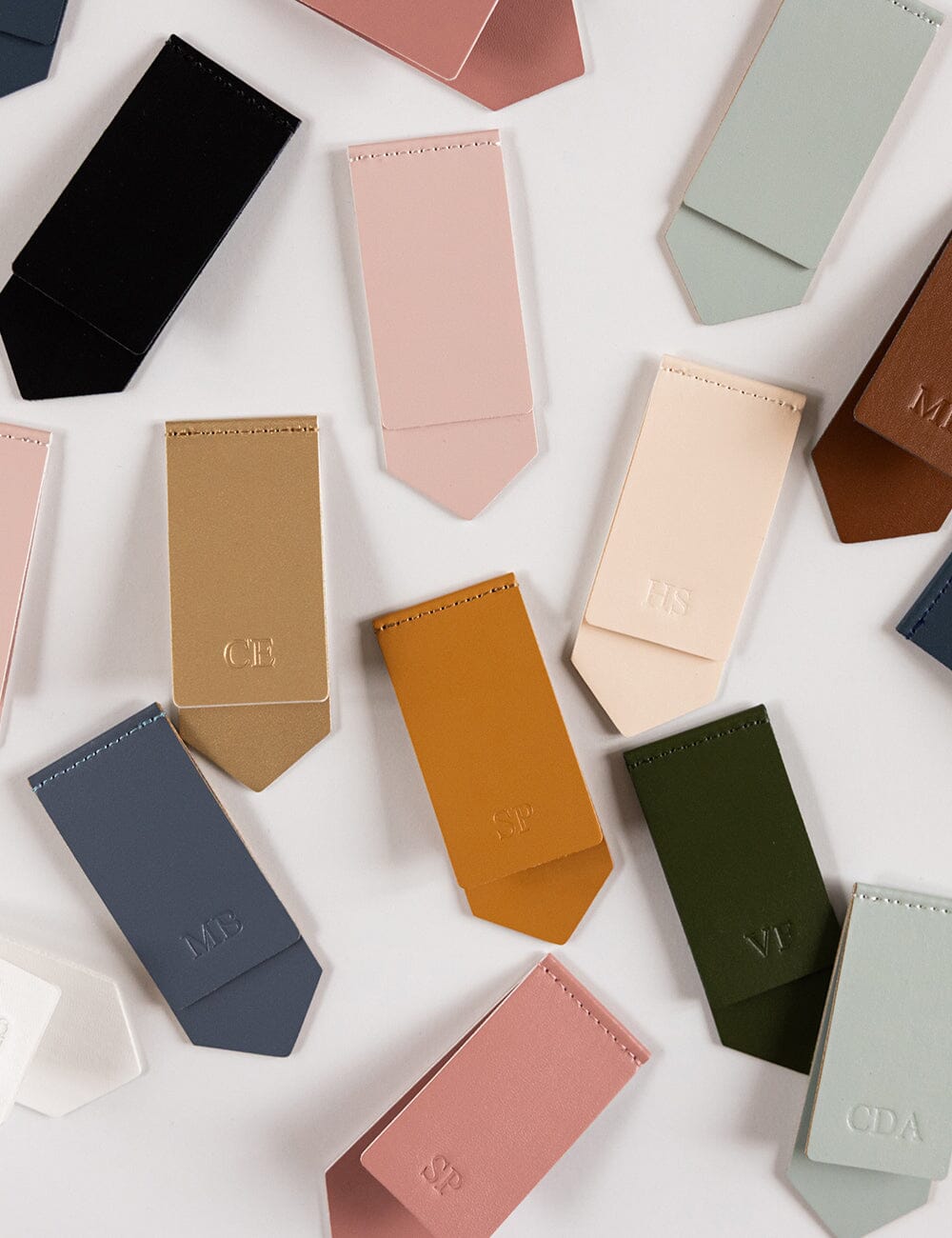 Leatherette Bookmark - Mustard