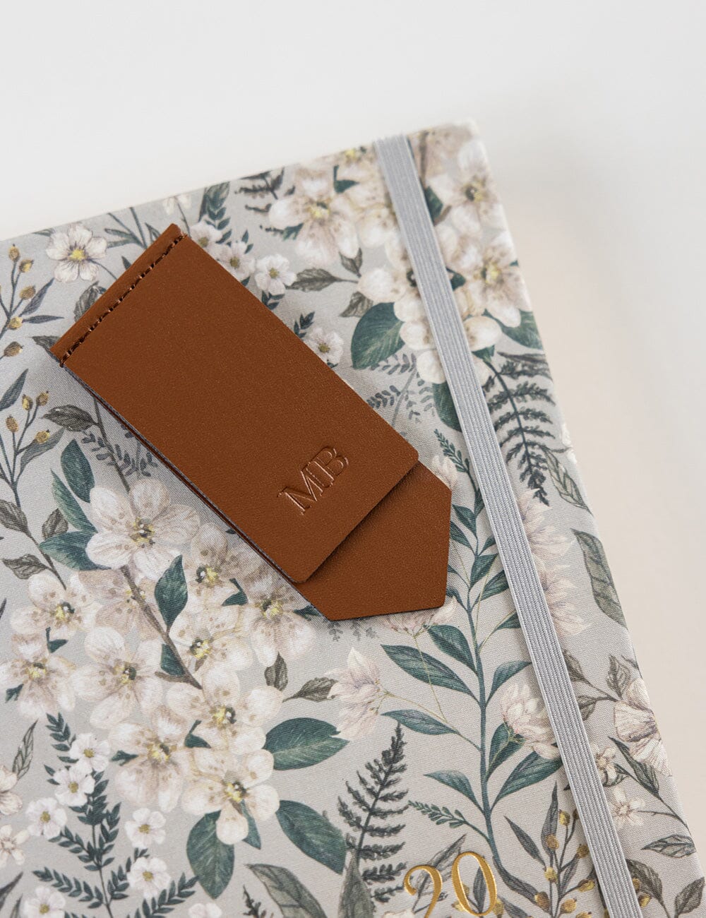 Leatherette Bookmark - Espresso Stationery Bespoke Letterpress 