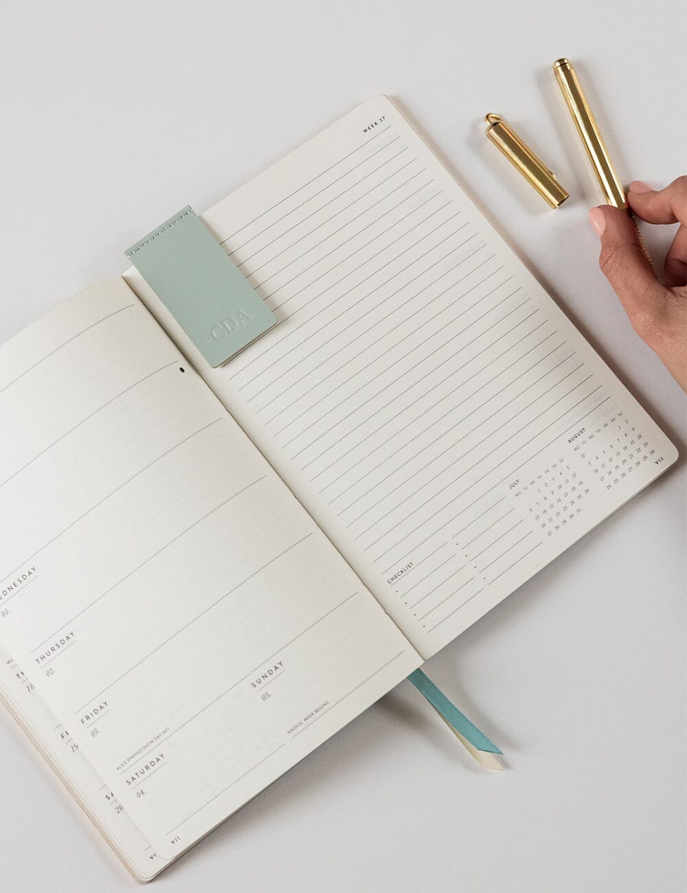 Leatherette Bookmark - Dusk