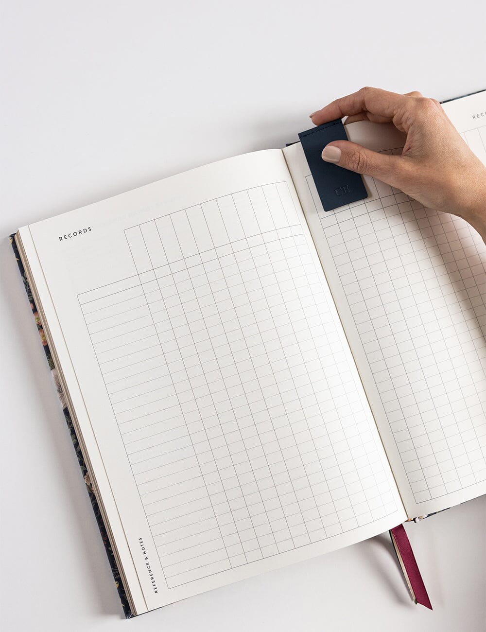 Leatherette Bookmark - Royal Blue