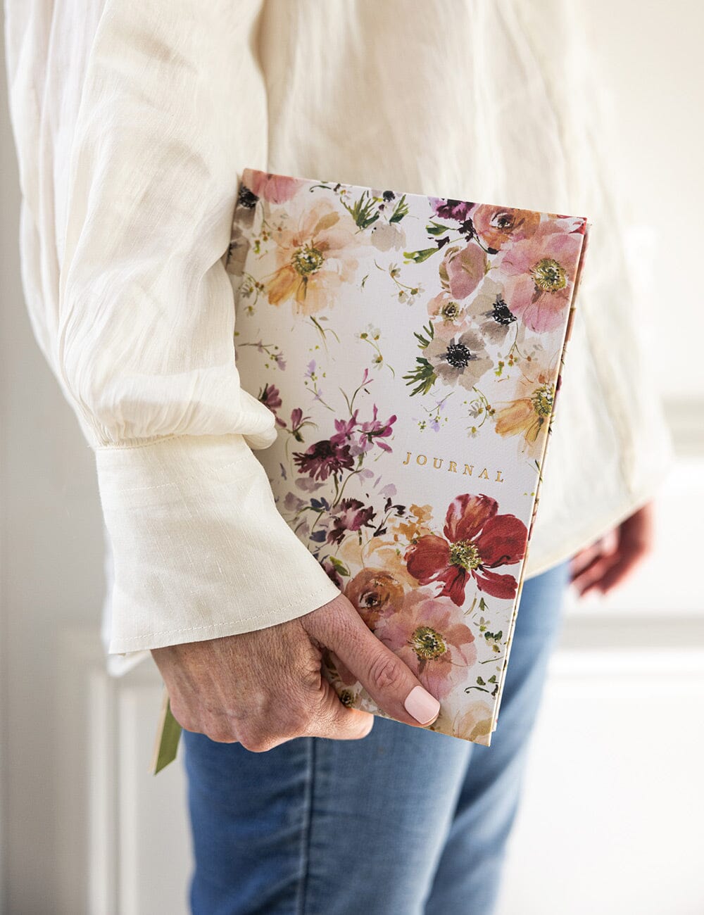 Gift Set - Linen Journal - Poppies