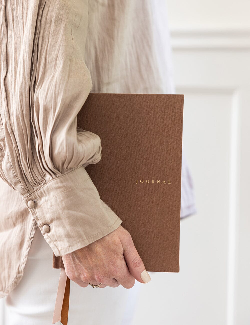 Gift Set - Linen Journal - Mocha