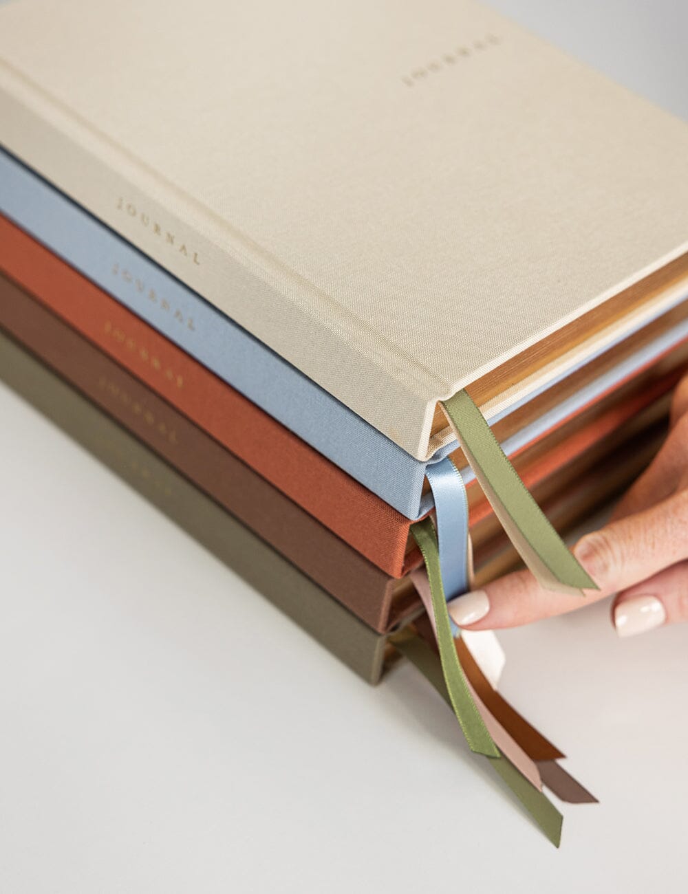 Gift Set - Linen Journal - Mocha