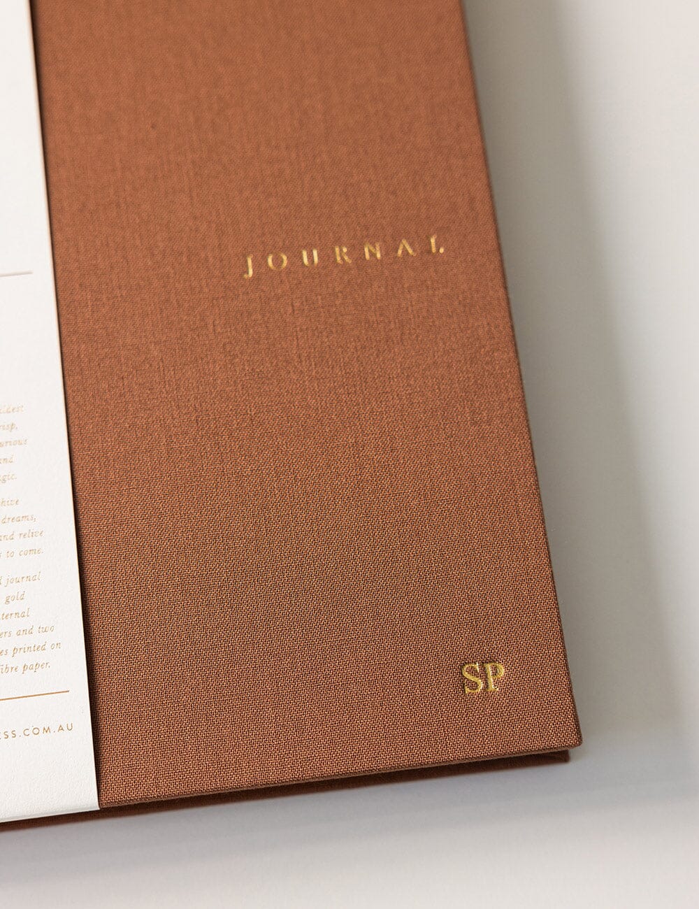 Gift Set - Linen Journal - Mocha