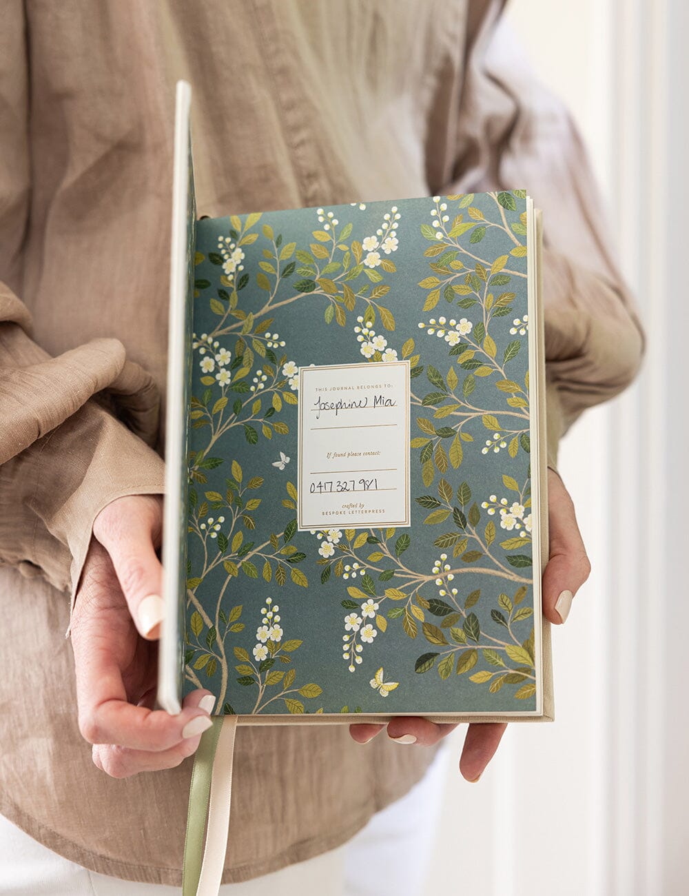 Linen Bound Journal - Desert Sand (Lined Journal)