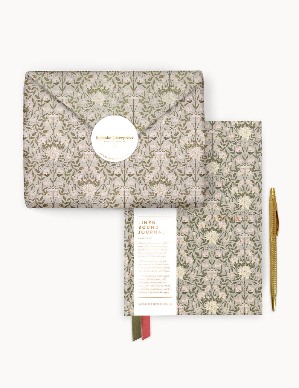 Gift Set - Linen Journal - Bloomere