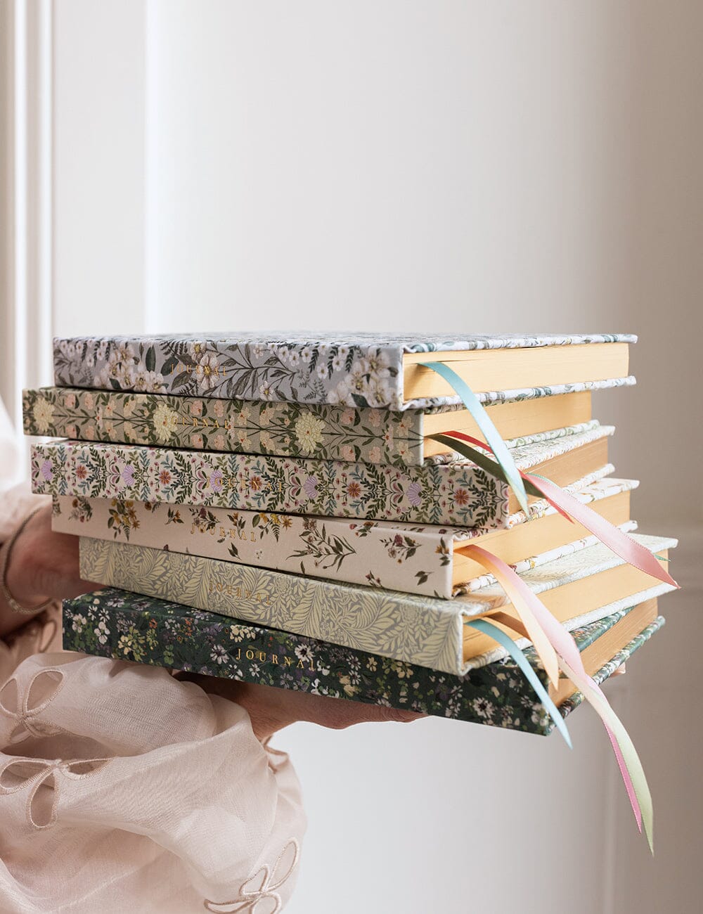 Linen Bound Journal - Bloomere (Lined Journal) Journals Bespoke Letterpress 