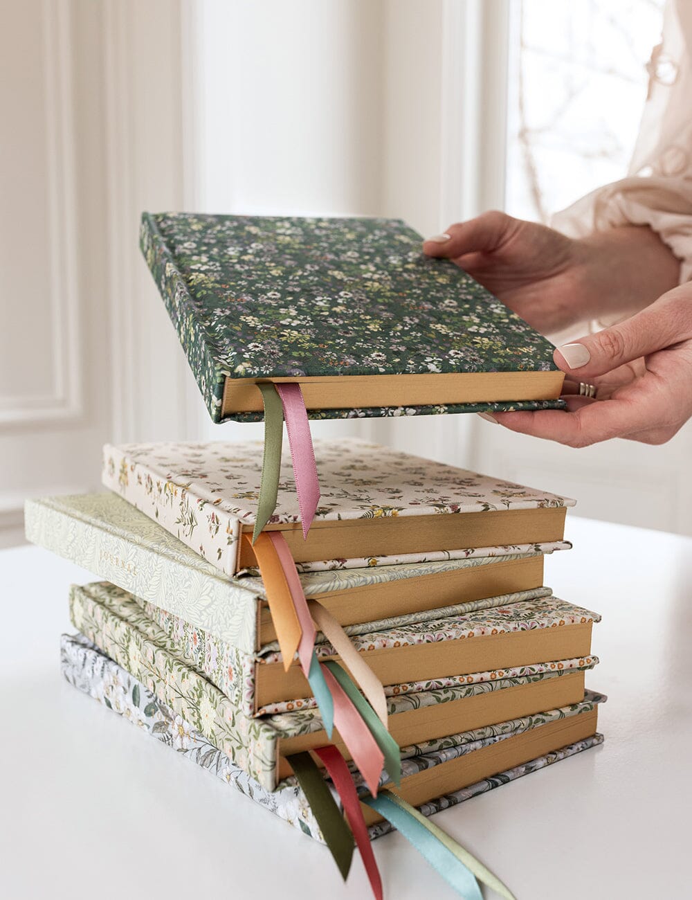 Linen Bound Journal - Summer Perennials (Bullet Journal)