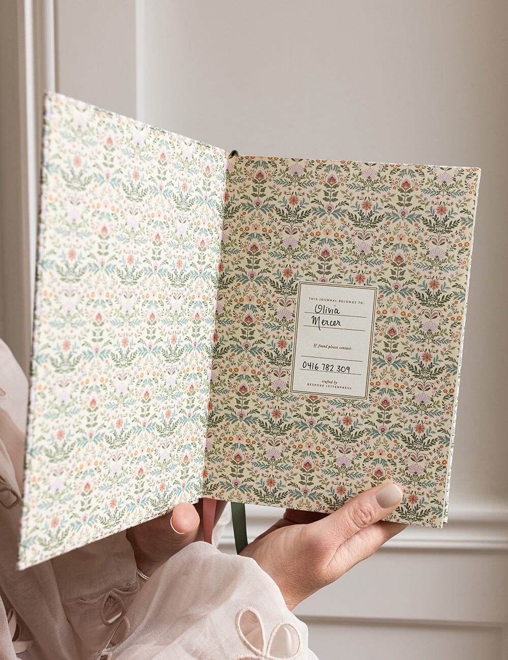 Linen Bound Journal - Bramblefloss (Blank Journal)