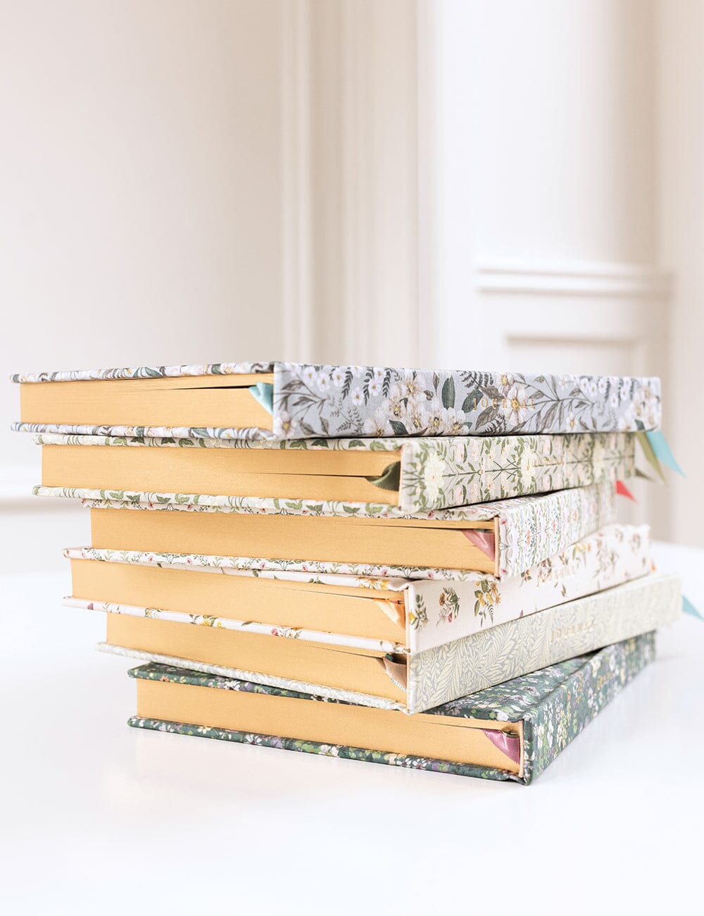 Linen Bound Journal - Botanical Blooms (Lined Journal)