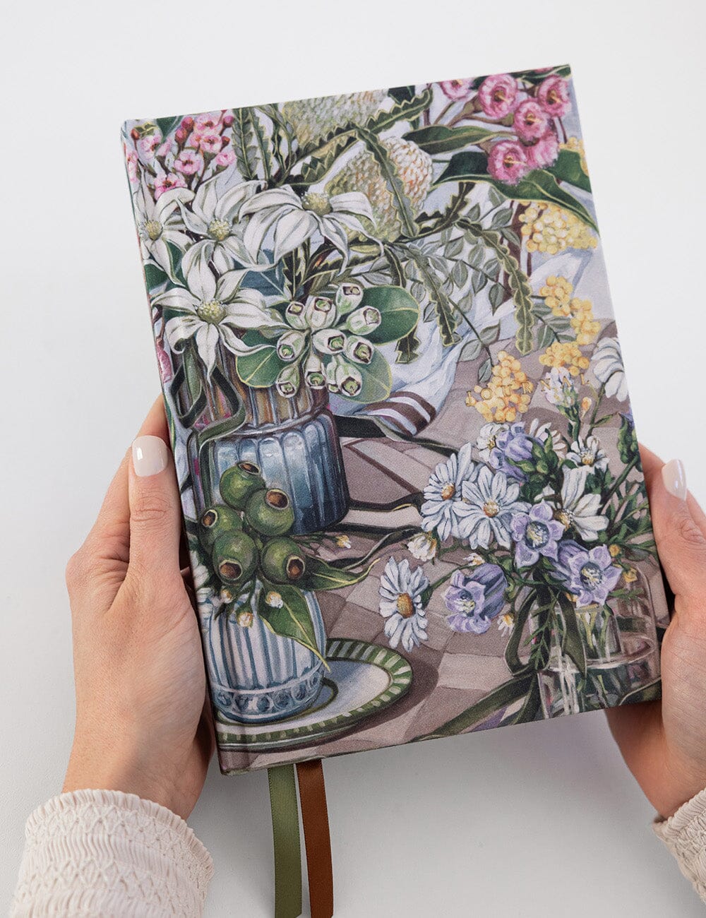 Linen Bound Journal Lined - Bushland Ribbons