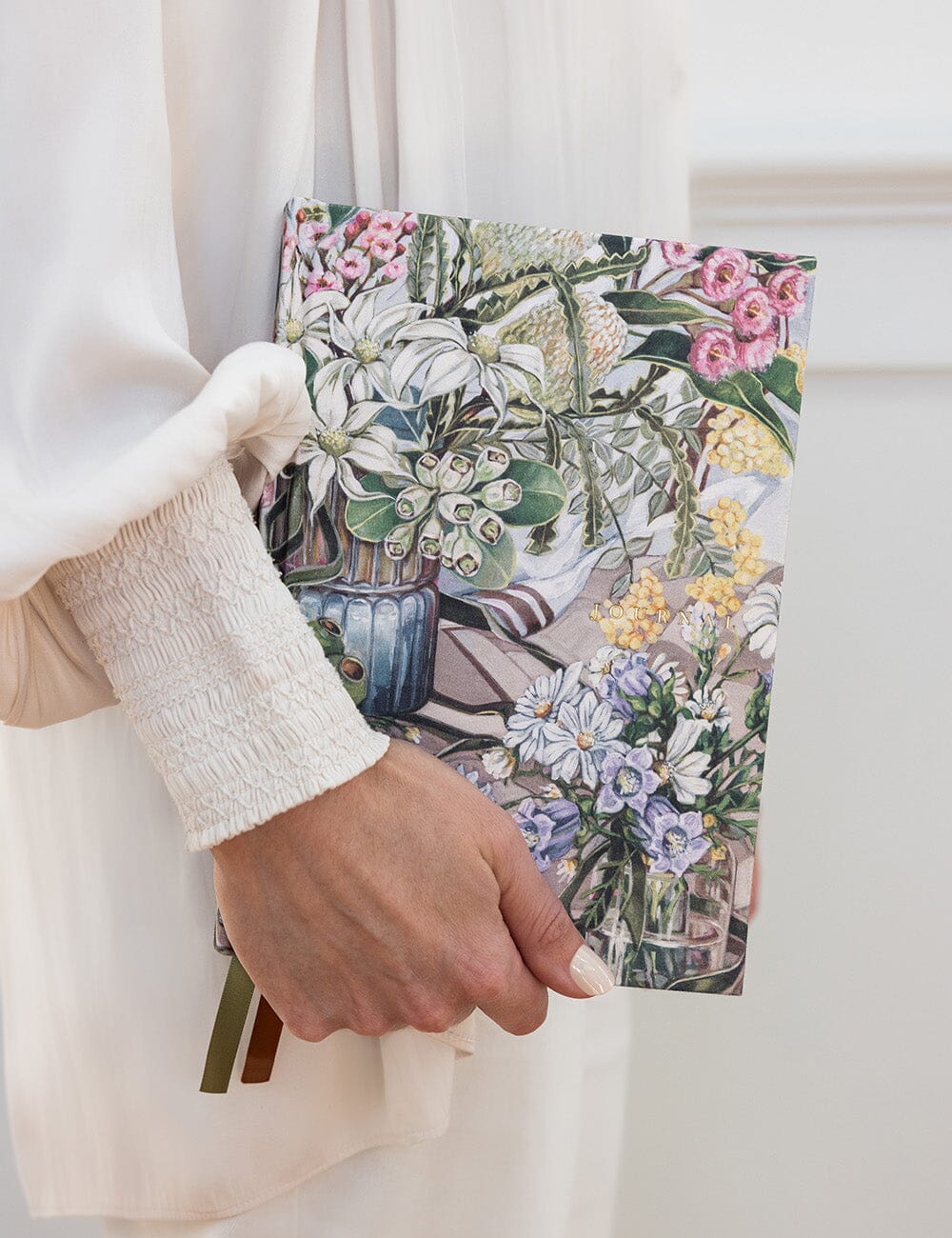 Linen Bound Journal Lined - Bushland Ribbons