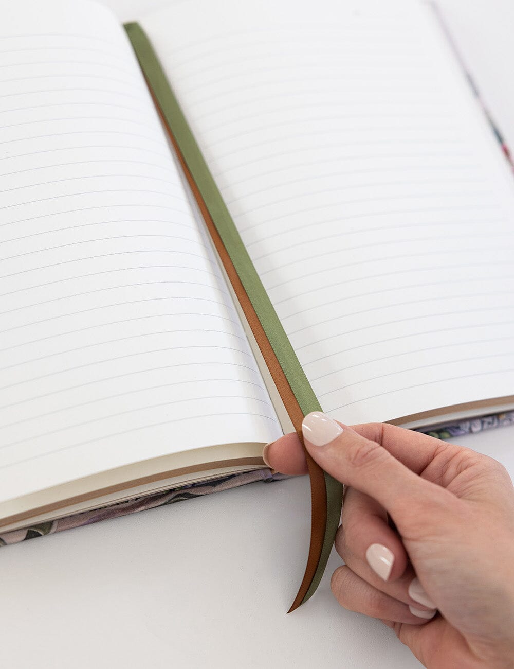 Linen Bound Journal Lined - Bushland Ribbons