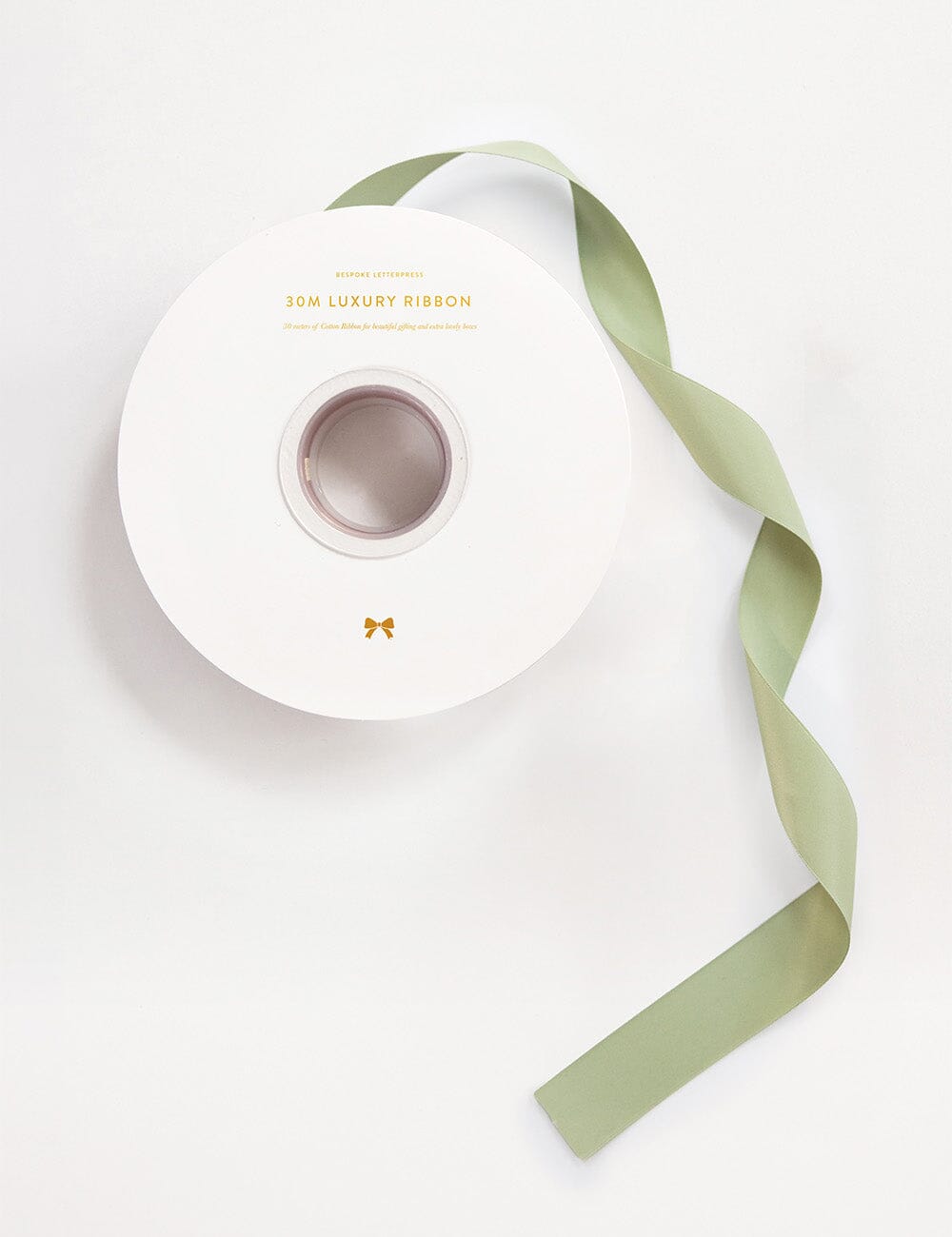 Sage Luxury Satin Ribbon - 30 metres