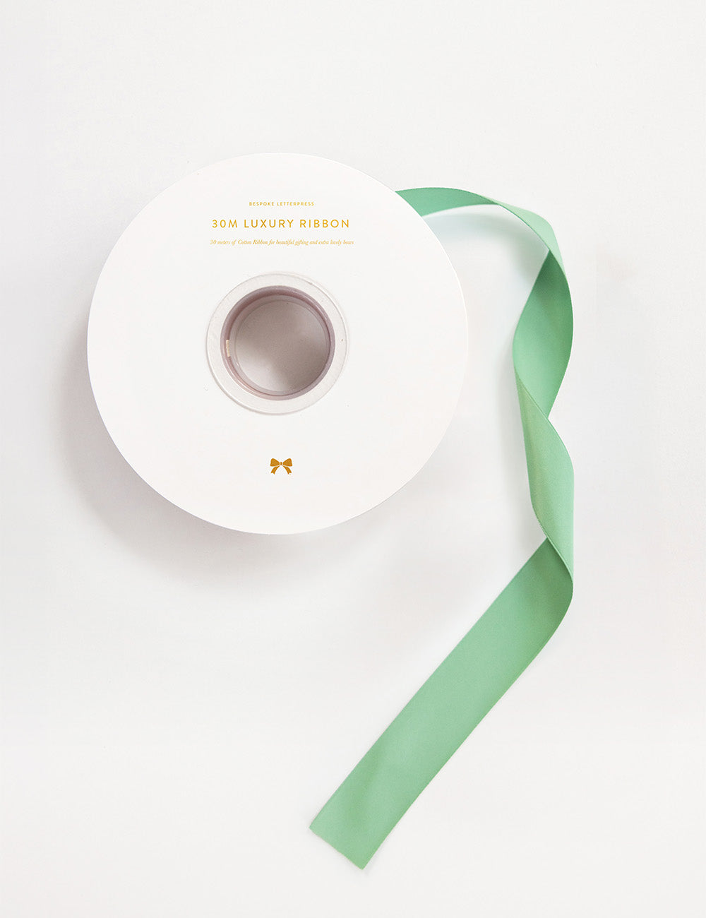 Mineral Green Luxury Satin Ribbon
