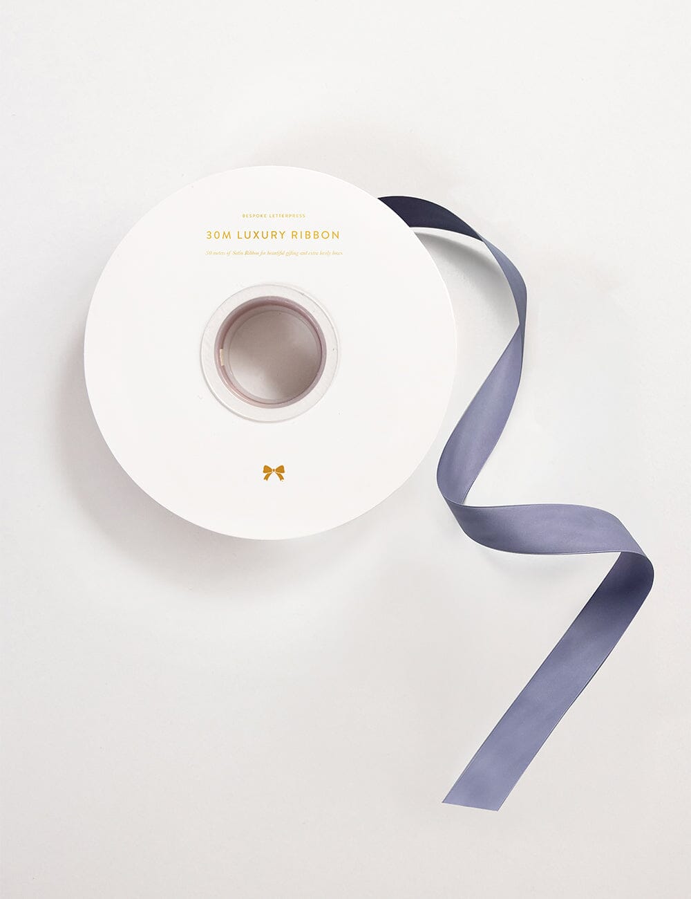 Mauve Luxury Satin Ribbon - 30 metres Satin Ribbon Bespoke Letterpress 