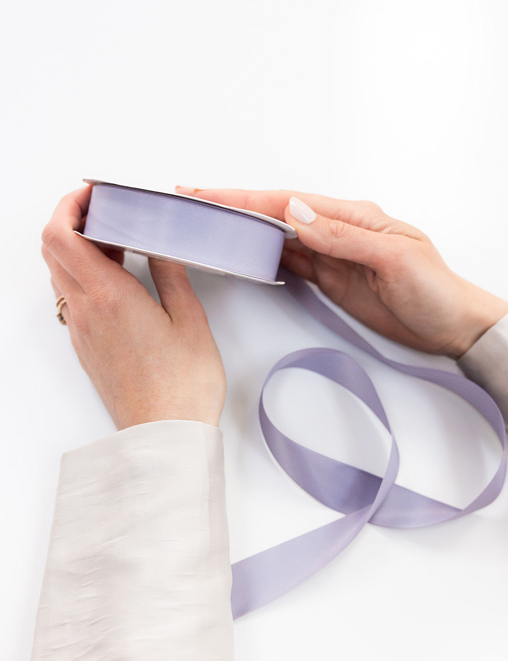 Mauve Luxury Satin Ribbon