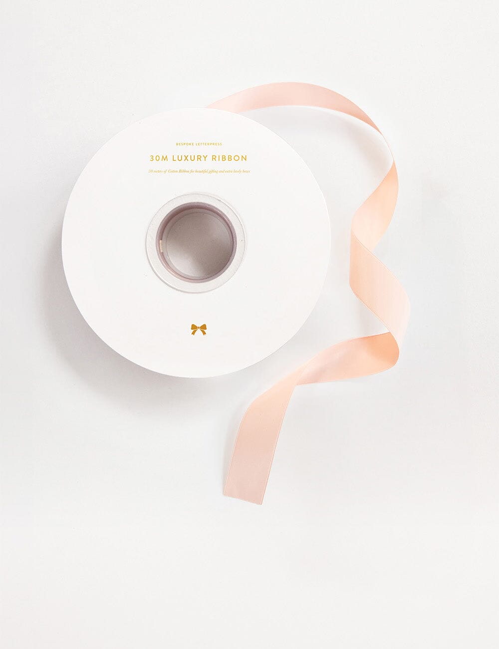 Peach Luxury Satin Ribbon - 30 metres