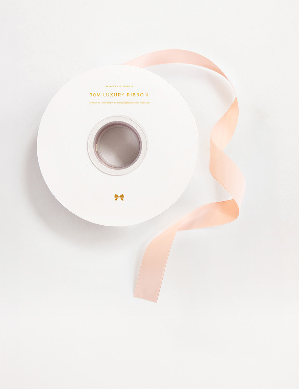 Peach Luxury Satin Ribbon