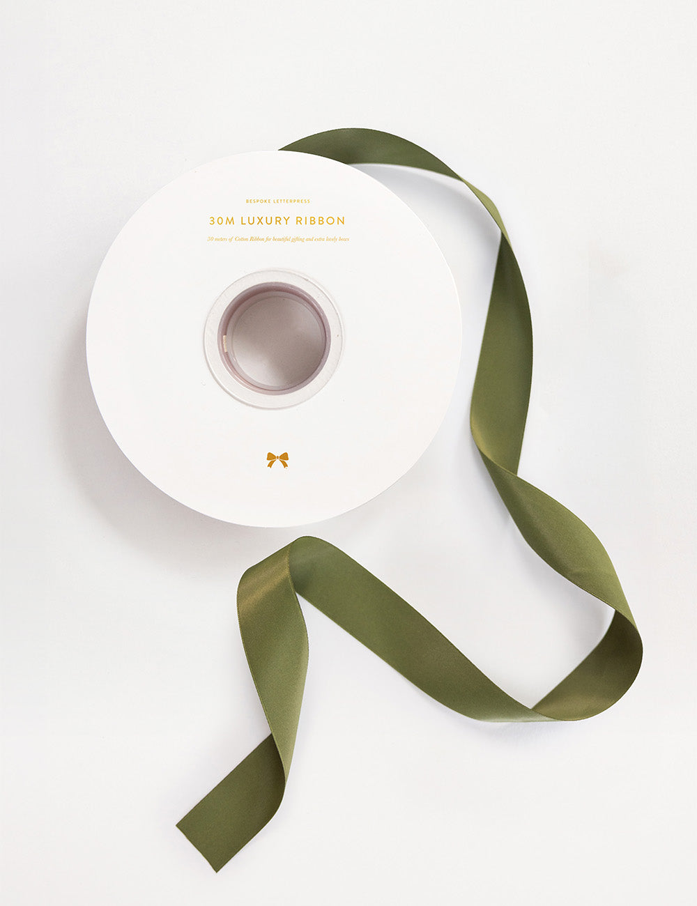Olive Luxury Satin Ribbon